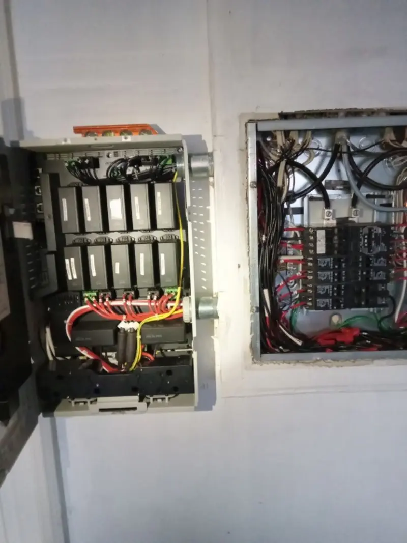 Electrical panel upgrade completed for Security Camera Wiring in St. Simons